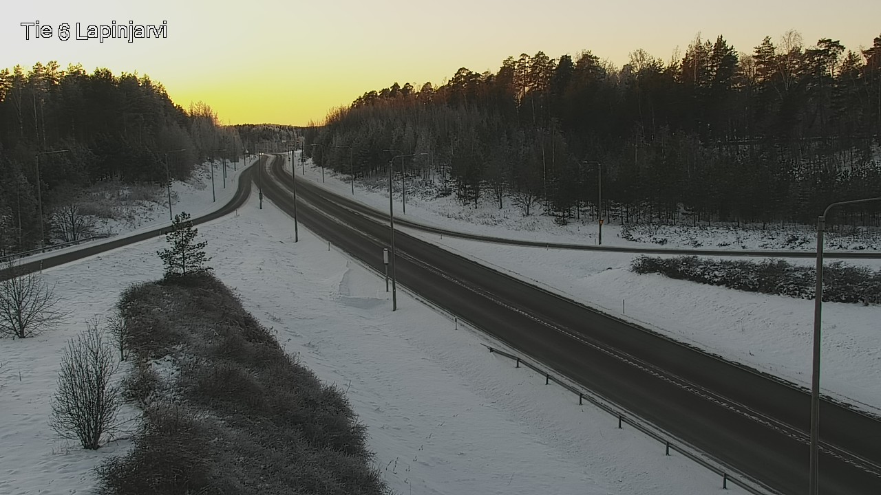 Weather Camera Image Road 6 Lapinjärvi, Lapinjärvi, Uusimaa