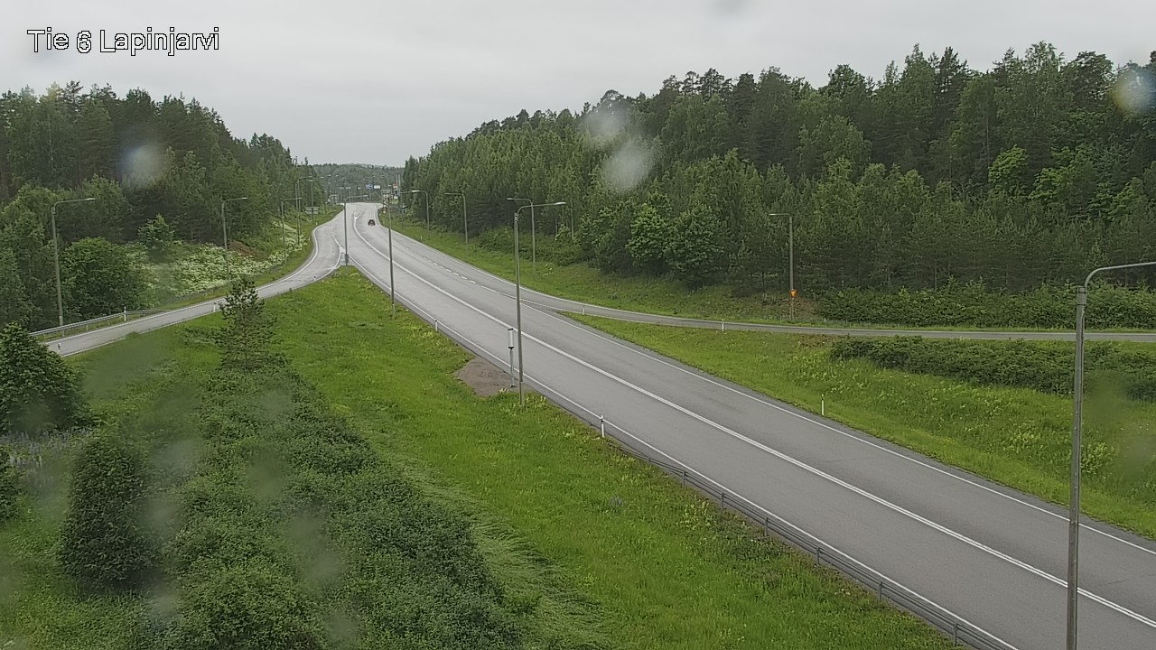Weather Camera Image Väg 6 Lappträsk, Lapinjärvi, Uusimaa