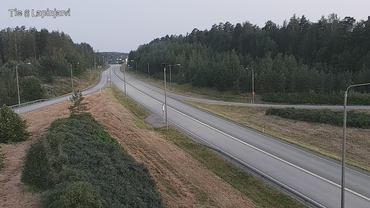 Weather Camera Image Väg 6 Lappträsk, Lapinjärvi, Uusimaa