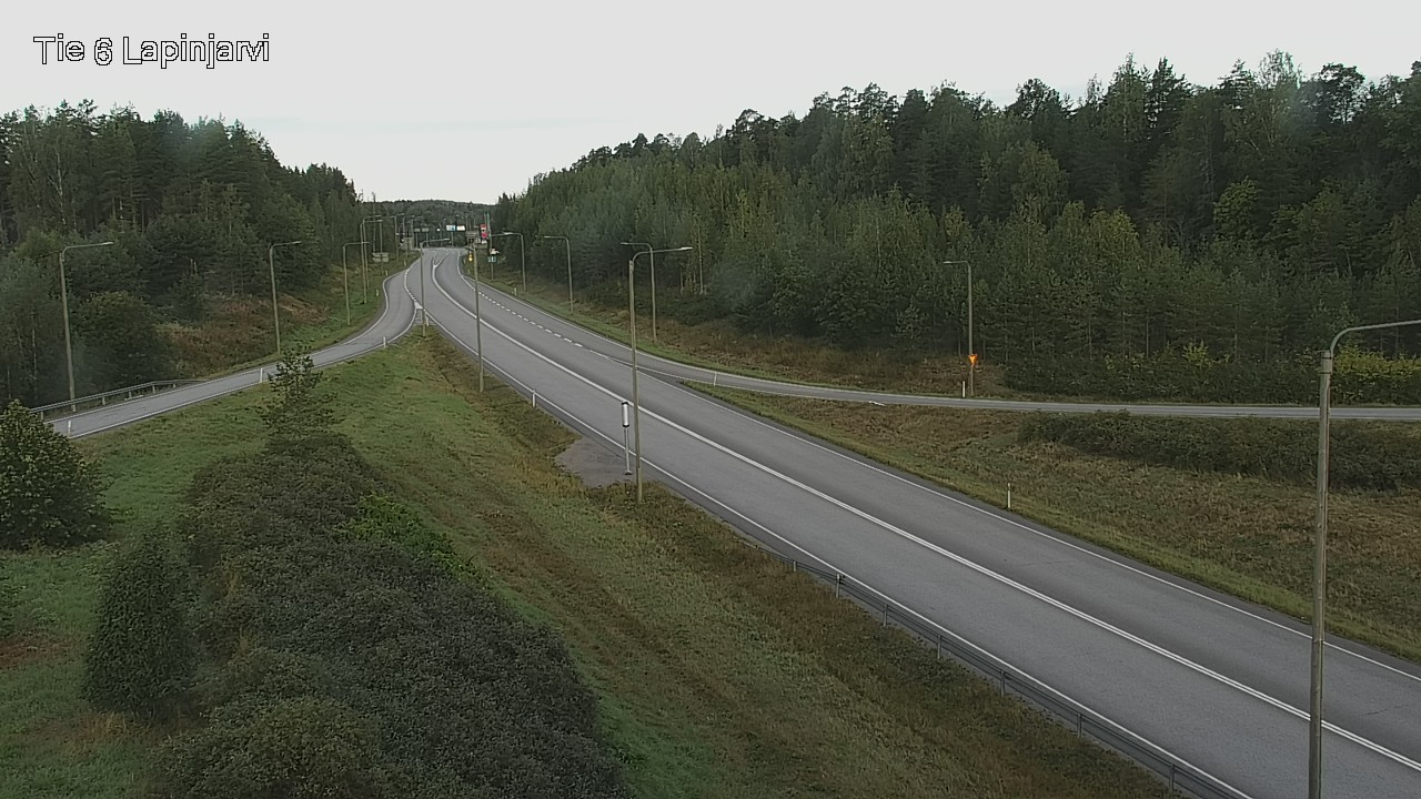 Weather Camera Image Väg 6 Lappträsk, Lapinjärvi, Uusimaa