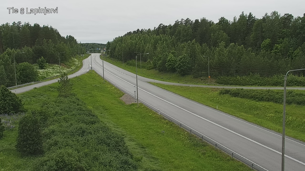 Weather Camera Image Väg 6 Lappträsk, Lapinjärvi, Uusimaa