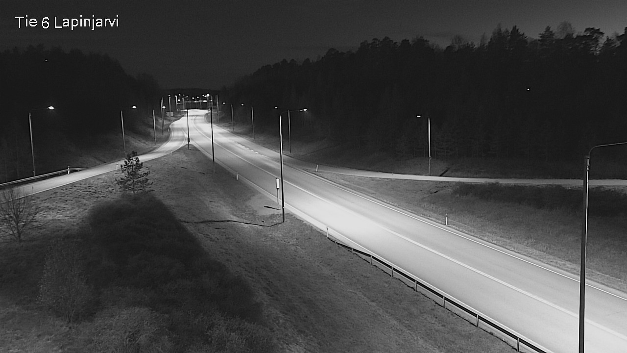 Weather Camera Image Väg 6 Lappträsk, Lapinjärvi, Uusimaa