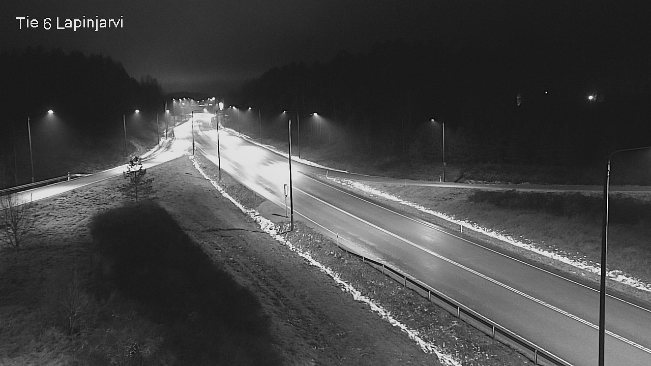 Weather Camera Image Väg 6 Lappträsk, Lapinjärvi, Uusimaa