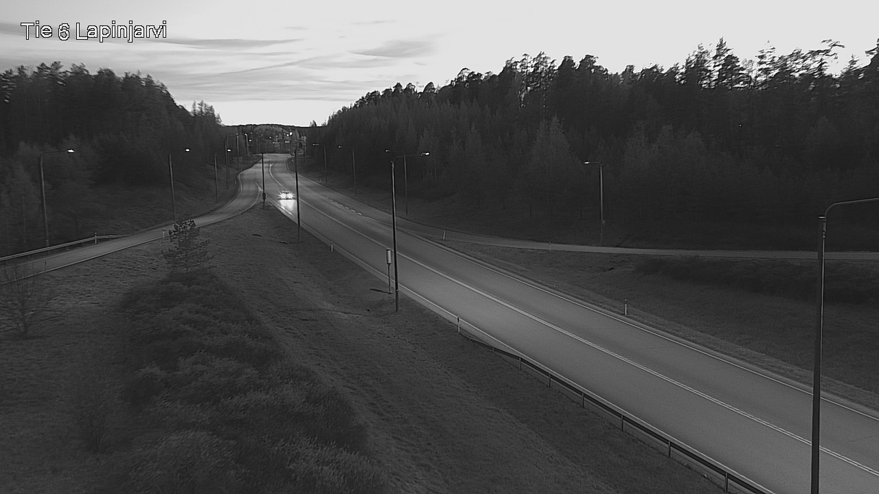 Weather Camera Image Väg 6 Lappträsk, Lapinjärvi, Uusimaa