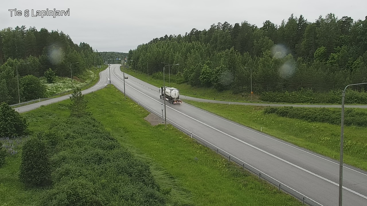 Weather Camera Image Väg 6 Lappträsk, Lapinjärvi, Uusimaa