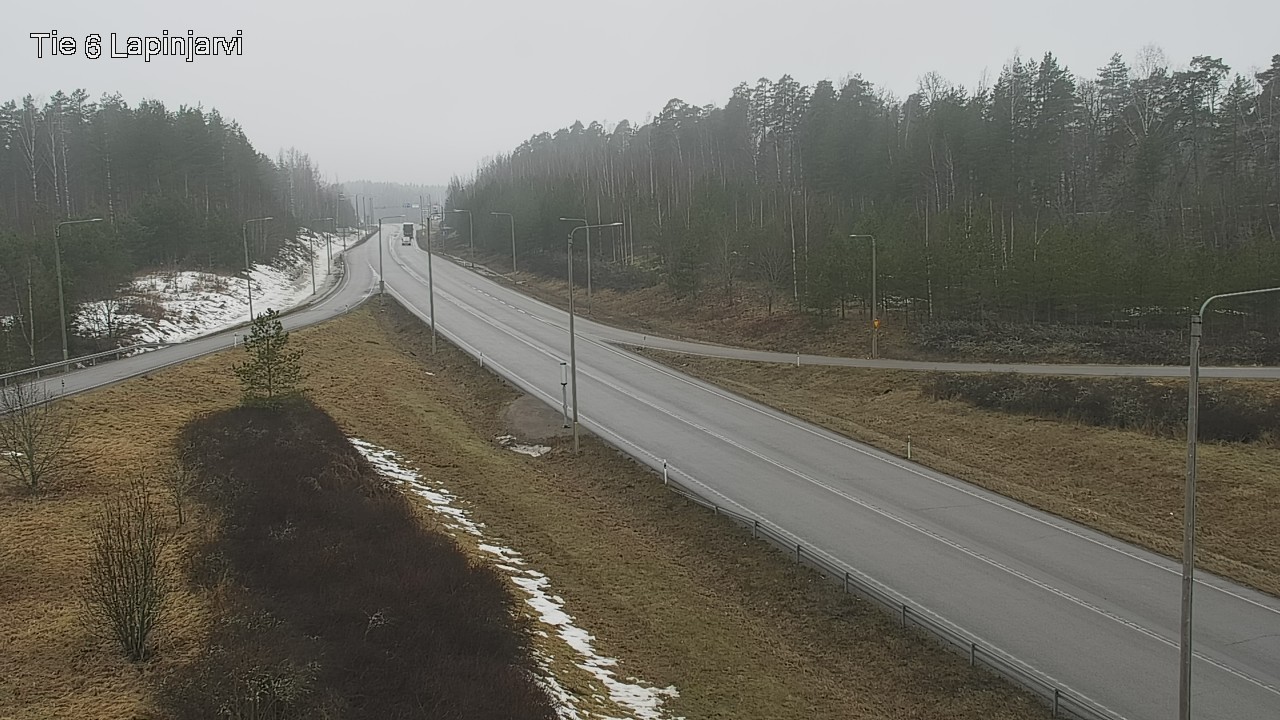 Weather Camera Image Road 6 Lapinjärvi, Lapinjärvi, Uusimaa