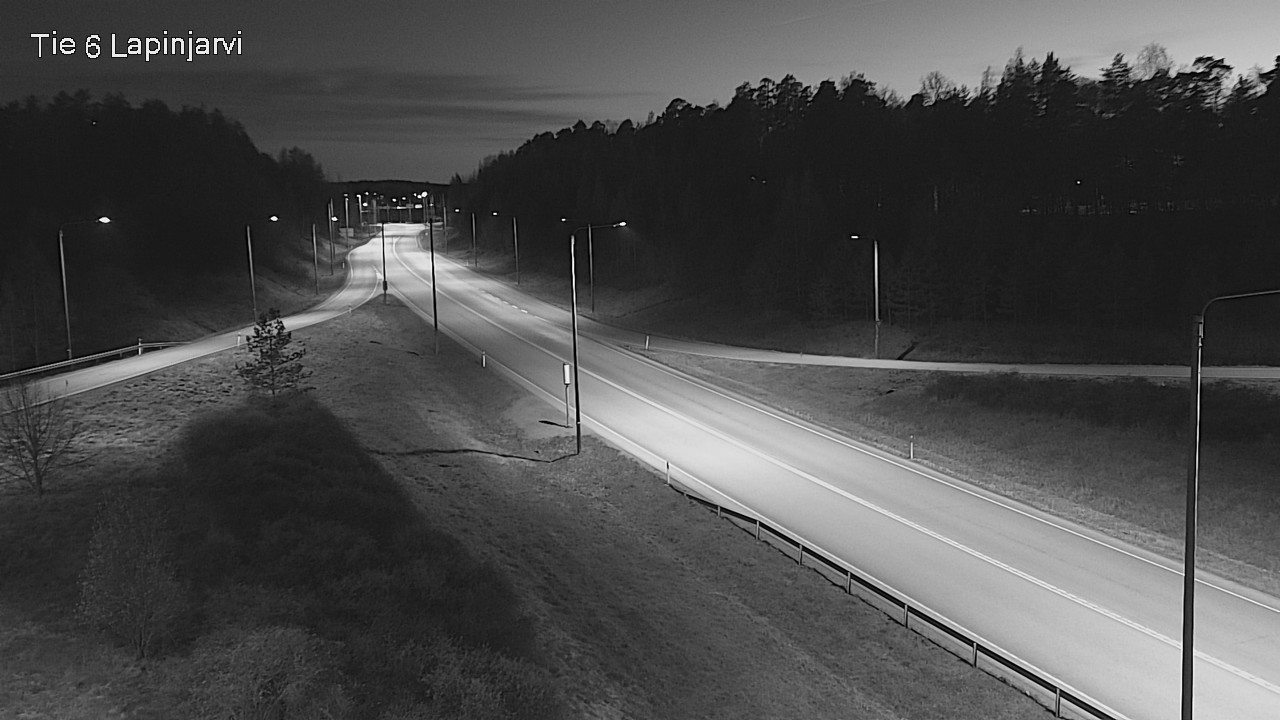 Weather Camera Image Väg 6 Lappträsk, Lapinjärvi, Uusimaa