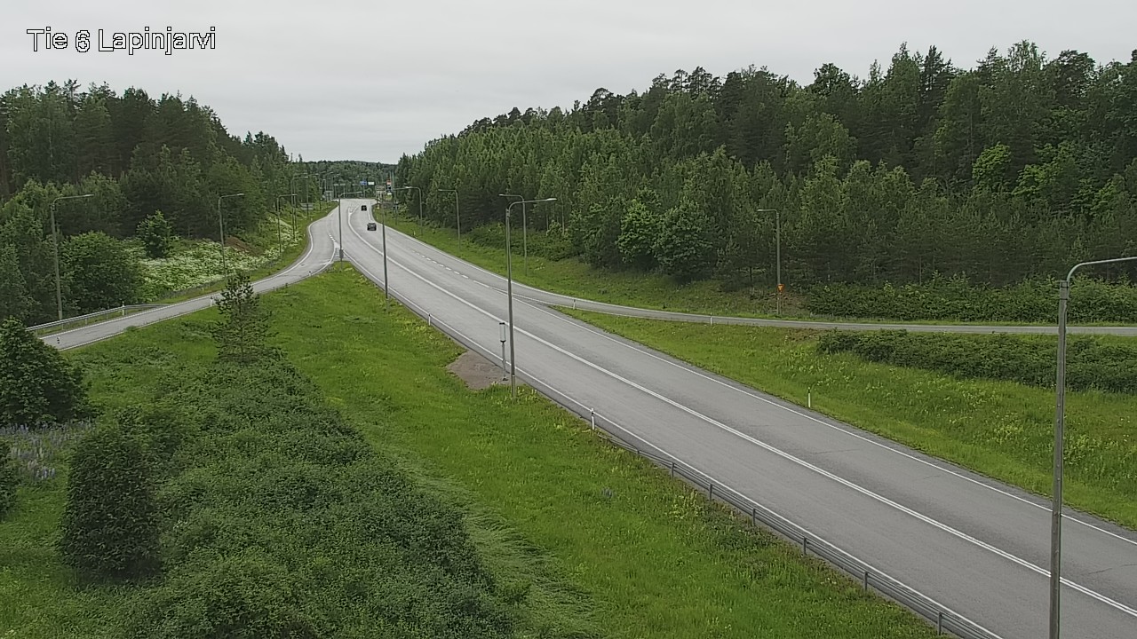 Weather Camera Image Väg 6 Lappträsk, Lapinjärvi, Uusimaa