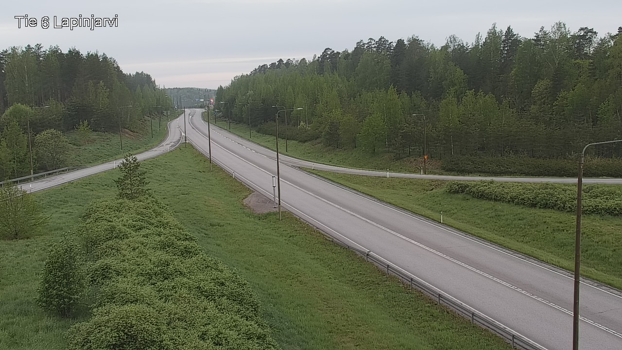 Weather Camera Image Väg 6 Lappträsk, Lapinjärvi, Uusimaa