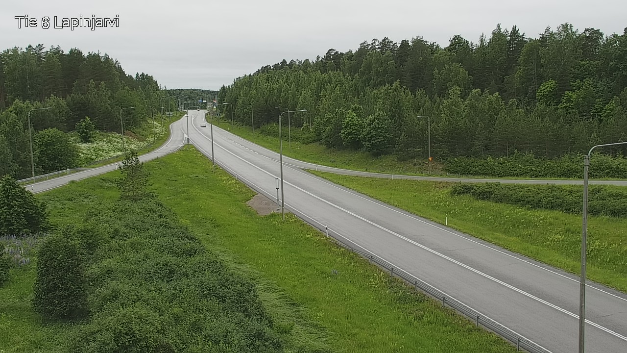 Weather Camera Image Väg 6 Lappträsk, Lapinjärvi, Uusimaa