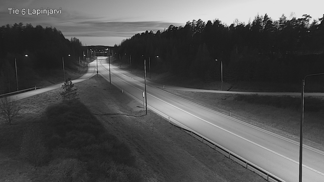 Weather Camera Image Väg 6 Lappträsk, Lapinjärvi, Uusimaa