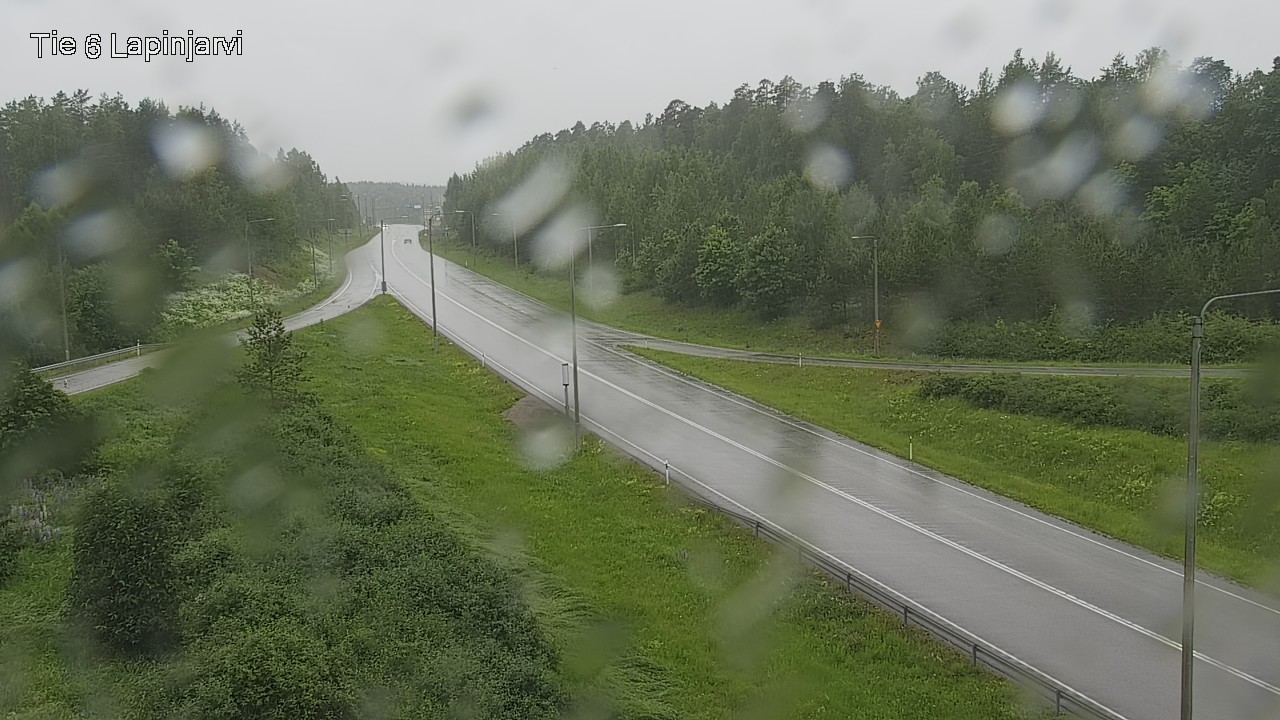 Weather Camera Image Väg 6 Lappträsk, Lapinjärvi, Uusimaa