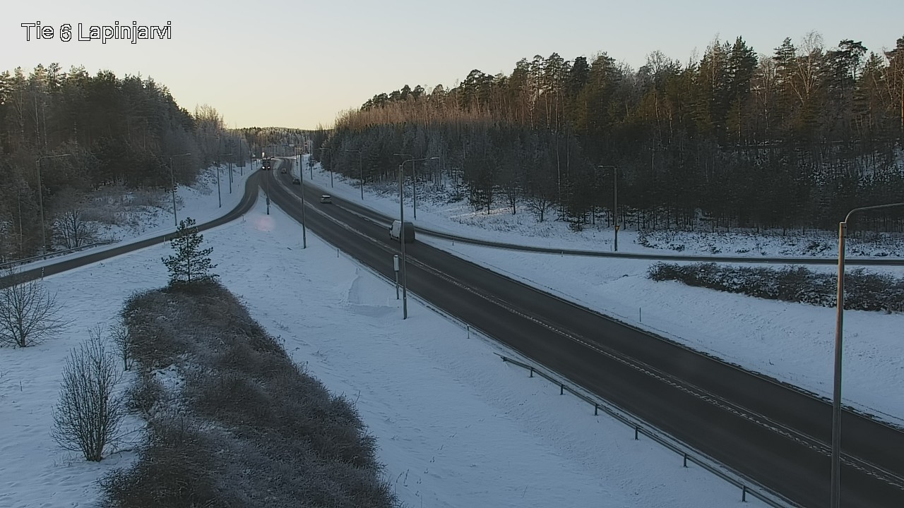Weather Camera Image Road 6 Lapinjärvi, Lapinjärvi, Uusimaa