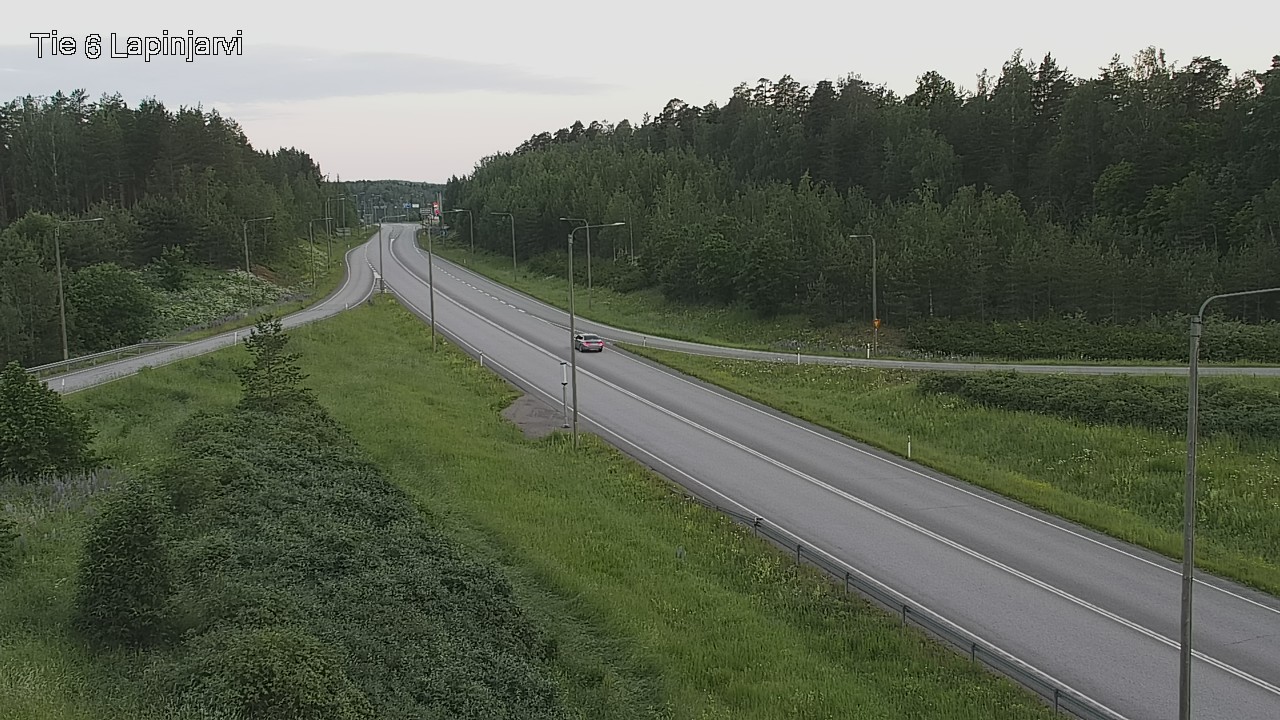Weather Camera Image Väg 6 Lappträsk, Lapinjärvi, Uusimaa