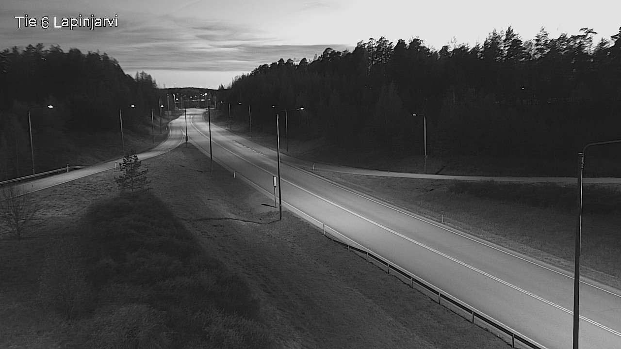Weather Camera Image Väg 6 Lappträsk, Lapinjärvi, Uusimaa