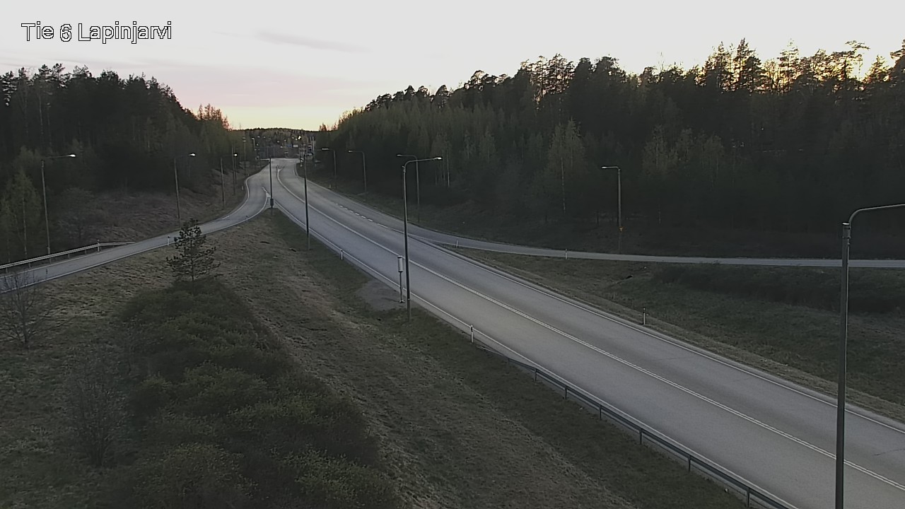 Weather Camera Image Väg 6 Lappträsk, Lapinjärvi, Uusimaa