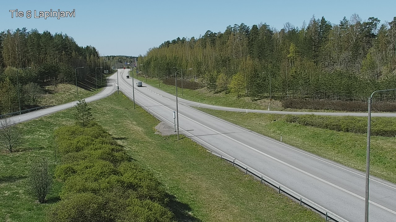 Weather Camera Image Väg 6 Lappträsk, Lapinjärvi, Uusimaa