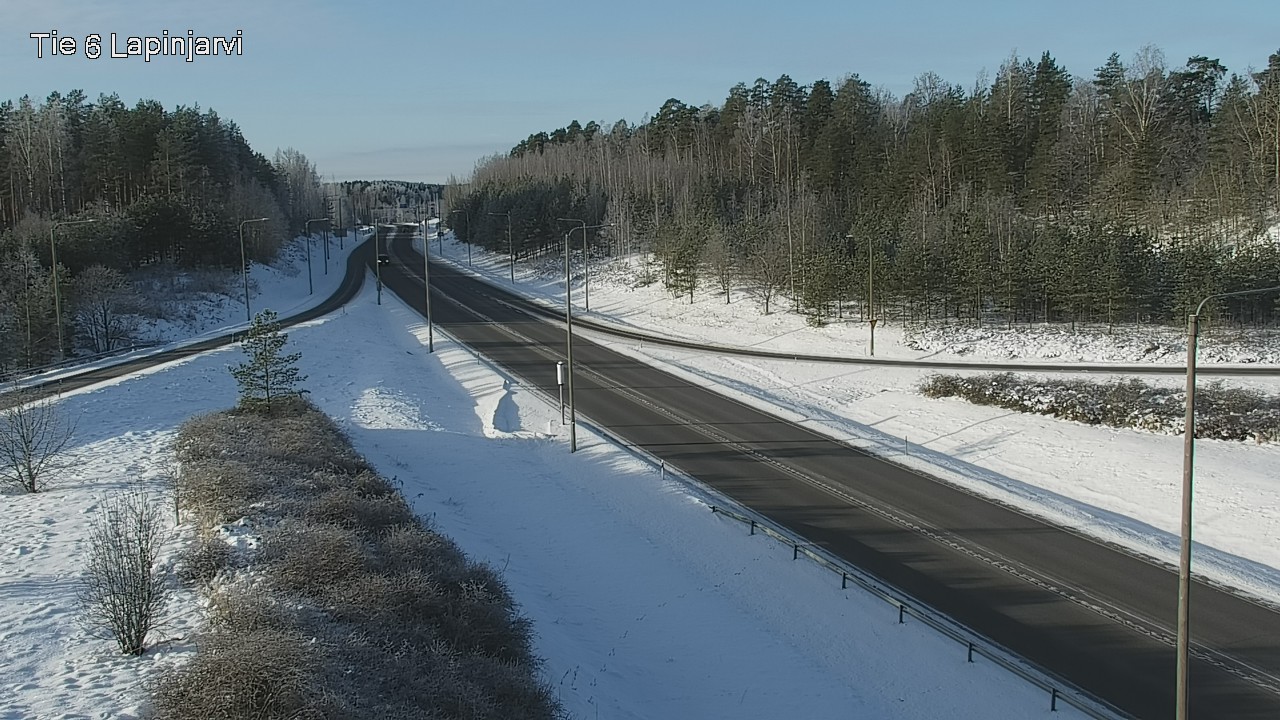 Weather Camera Image Road 6 Lapinjärvi, Lapinjärvi, Uusimaa