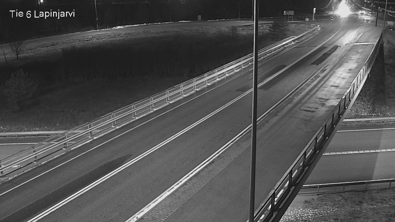 Weather Camera Image Väg 6 Lappträsk, Lapinjärvi, Uusimaa