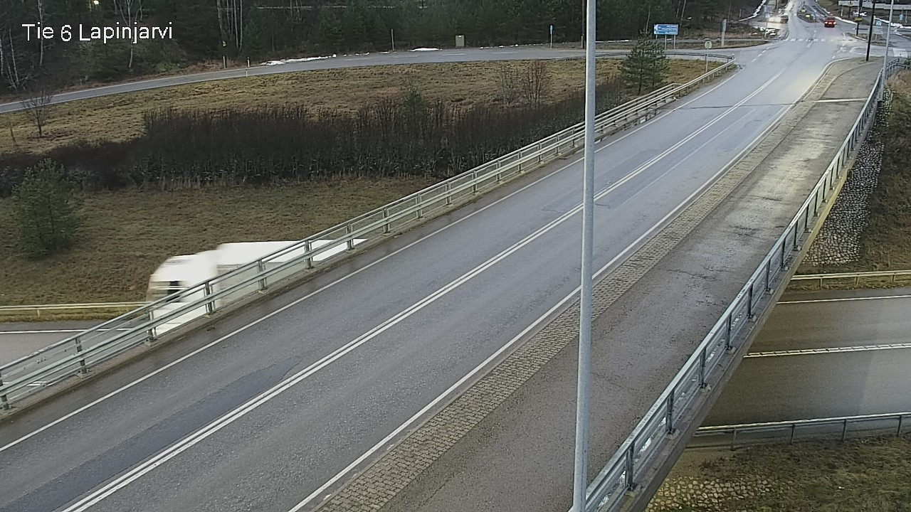 Weather Camera Image Väg 6 Lappträsk, Lapinjärvi, Uusimaa