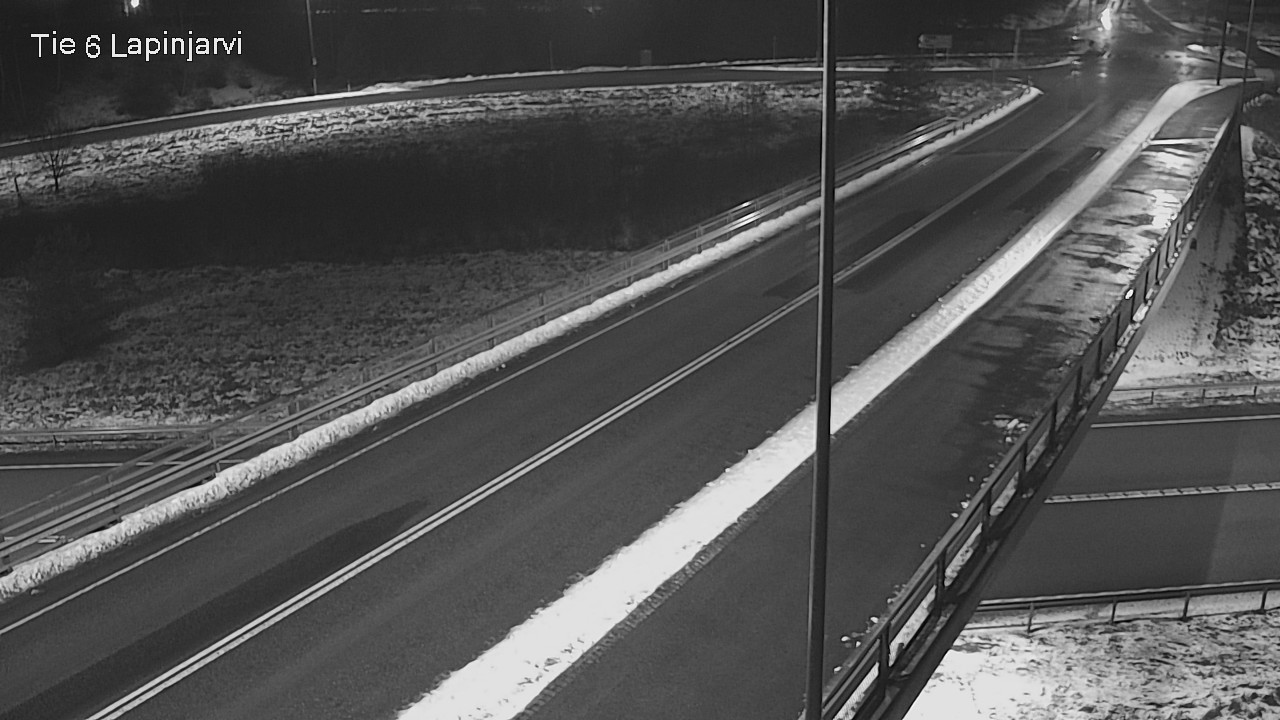 Weather Camera Image Väg 6 Lappträsk, Lapinjärvi, Uusimaa
