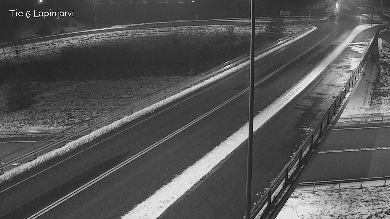 Weather Camera Image Väg 6 Lappträsk, Lapinjärvi, Uusimaa