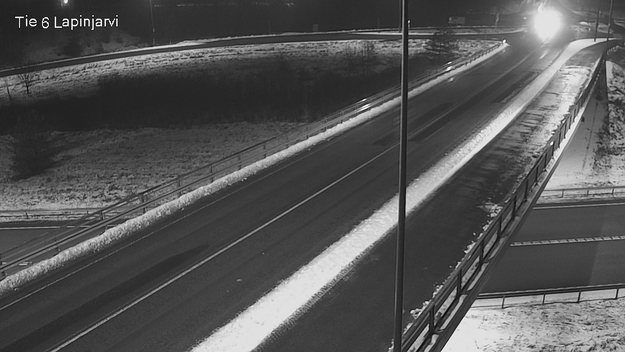 Weather Camera Image Väg 6 Lappträsk, Lapinjärvi, Uusimaa