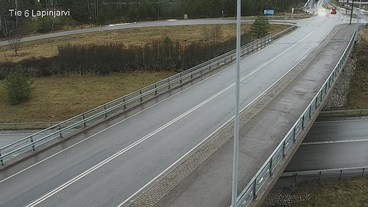 Weather Camera Image Väg 6 Lappträsk, Lapinjärvi, Uusimaa