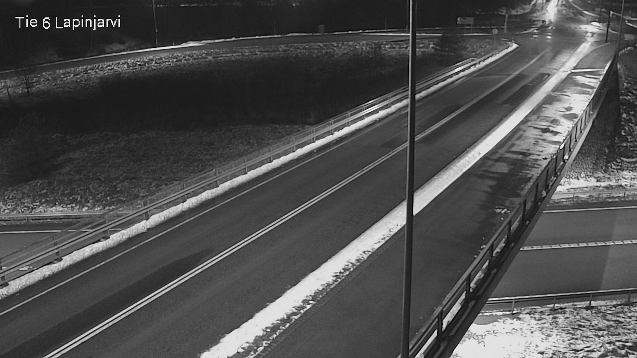 Weather Camera Image Väg 6 Lappträsk, Lapinjärvi, Uusimaa