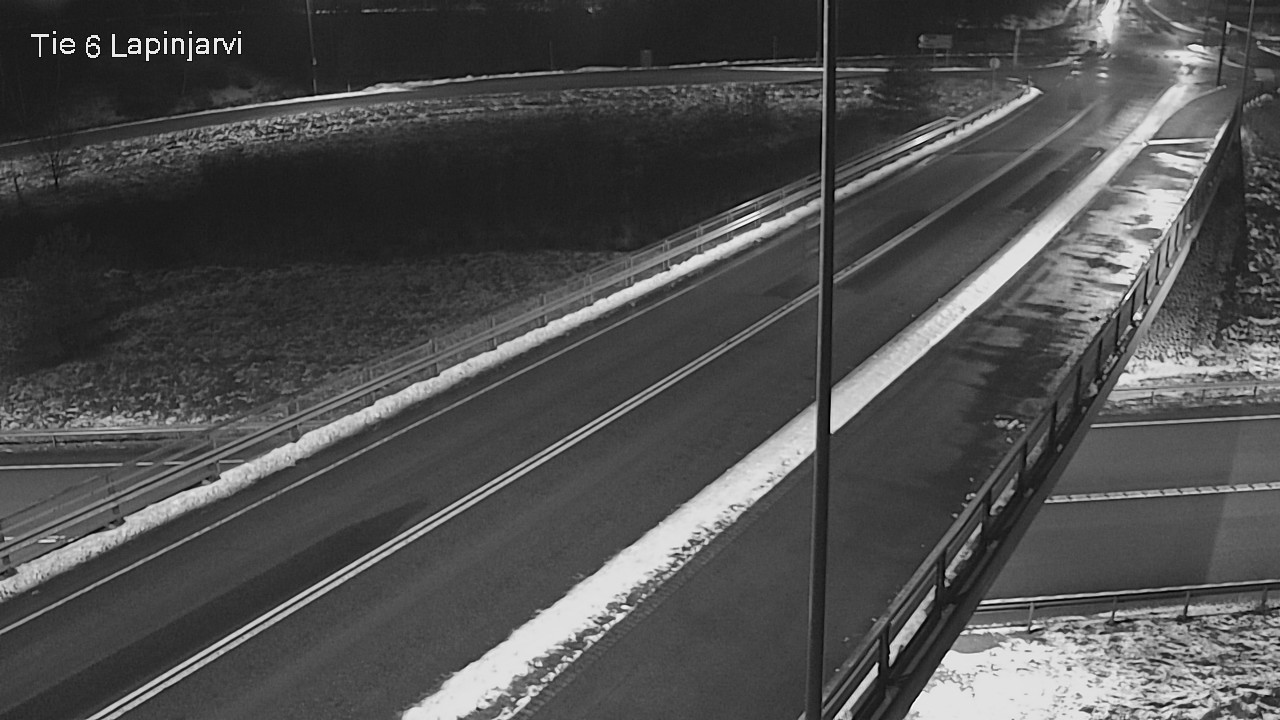Weather Camera Image Väg 6 Lappträsk, Lapinjärvi, Uusimaa
