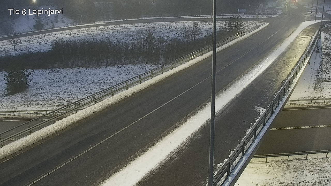 Weather Camera Image Väg 6 Lappträsk, Lapinjärvi, Uusimaa
