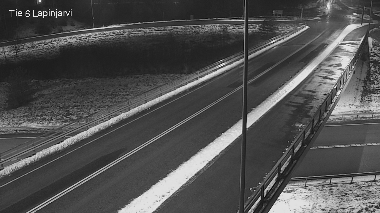 Weather Camera Image Väg 6 Lappträsk, Lapinjärvi, Uusimaa