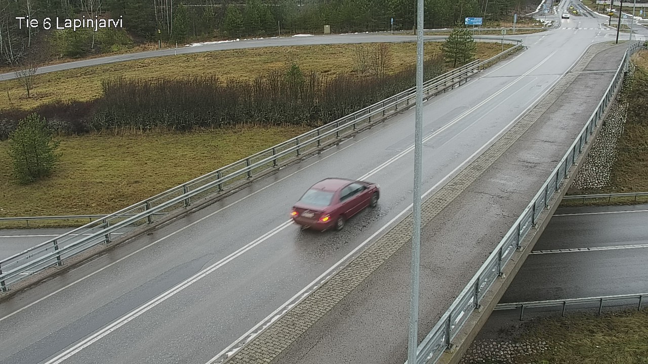 Weather Camera Image Väg 6 Lappträsk, Lapinjärvi, Uusimaa