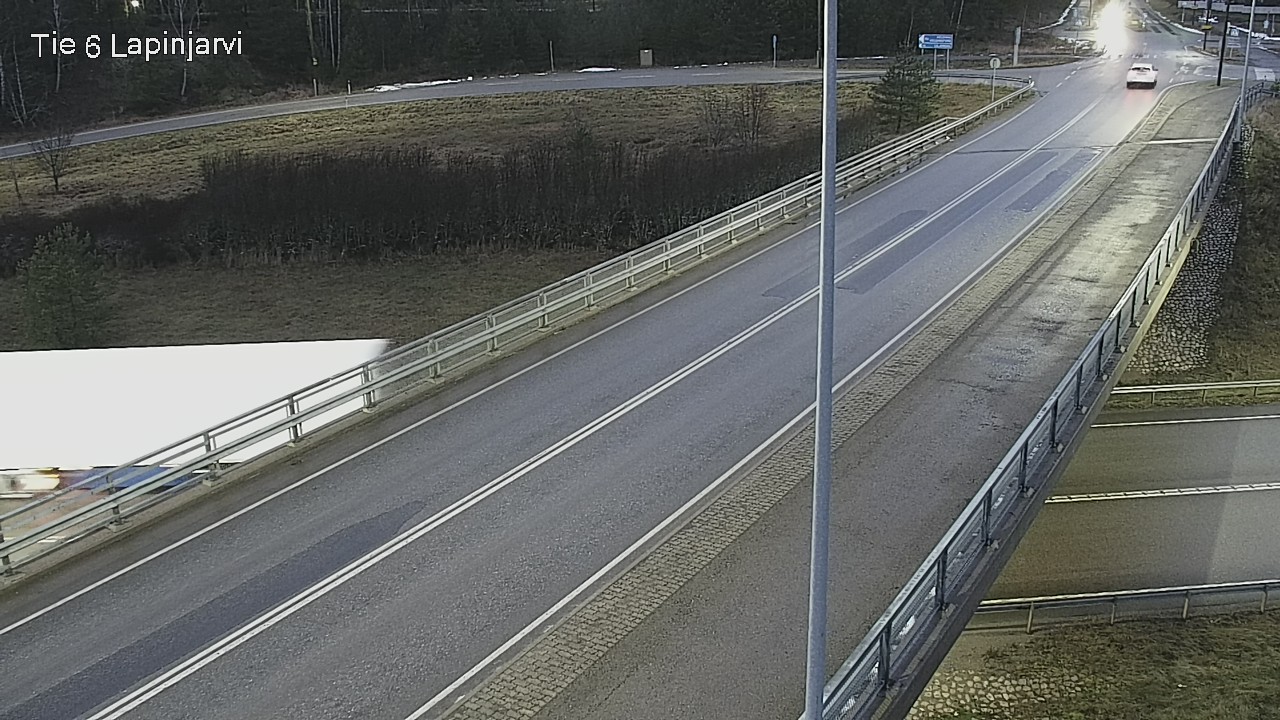 Weather Camera Image Väg 6 Lappträsk, Lapinjärvi, Uusimaa