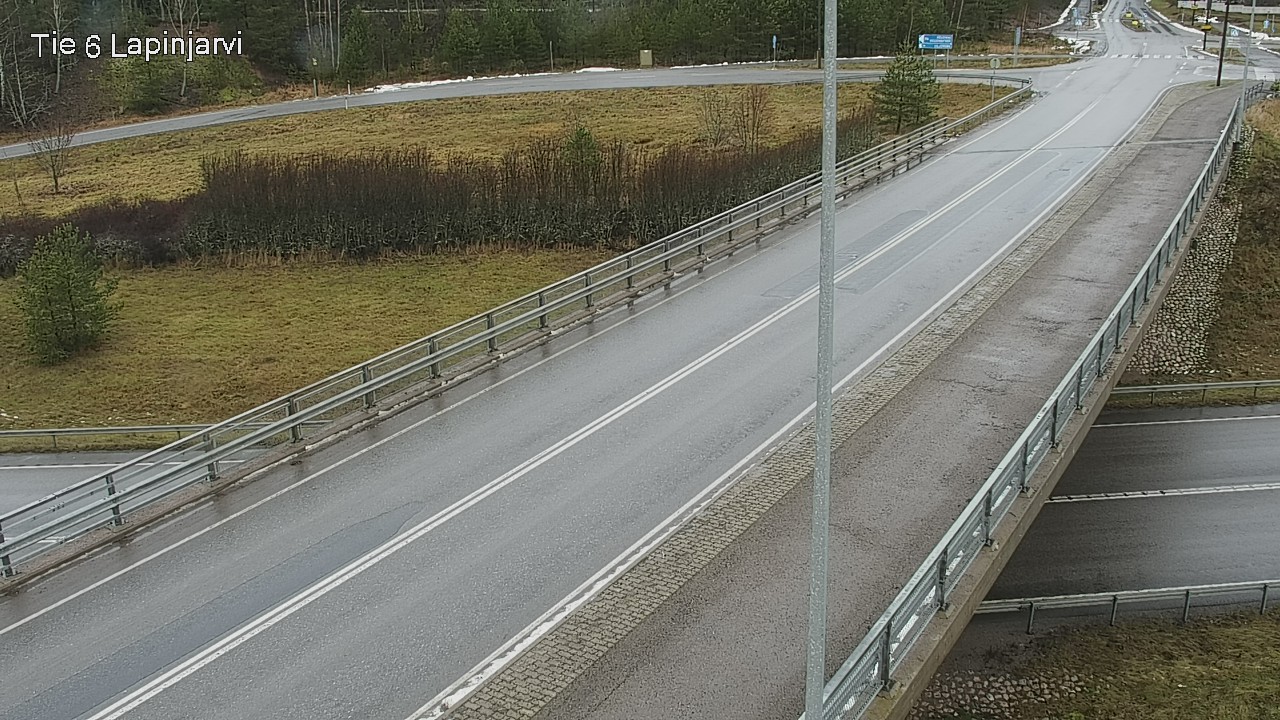 Weather Camera Image Väg 6 Lappträsk, Lapinjärvi, Uusimaa