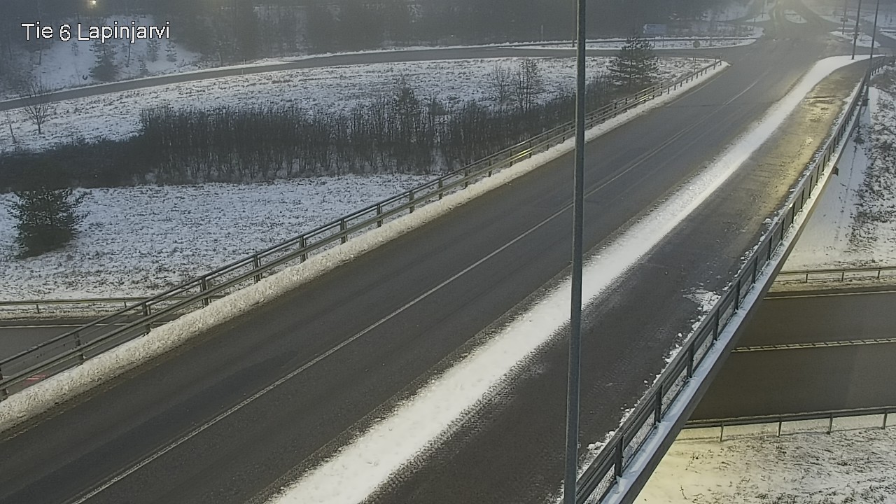 Weather Camera Image Väg 6 Lappträsk, Lapinjärvi, Uusimaa