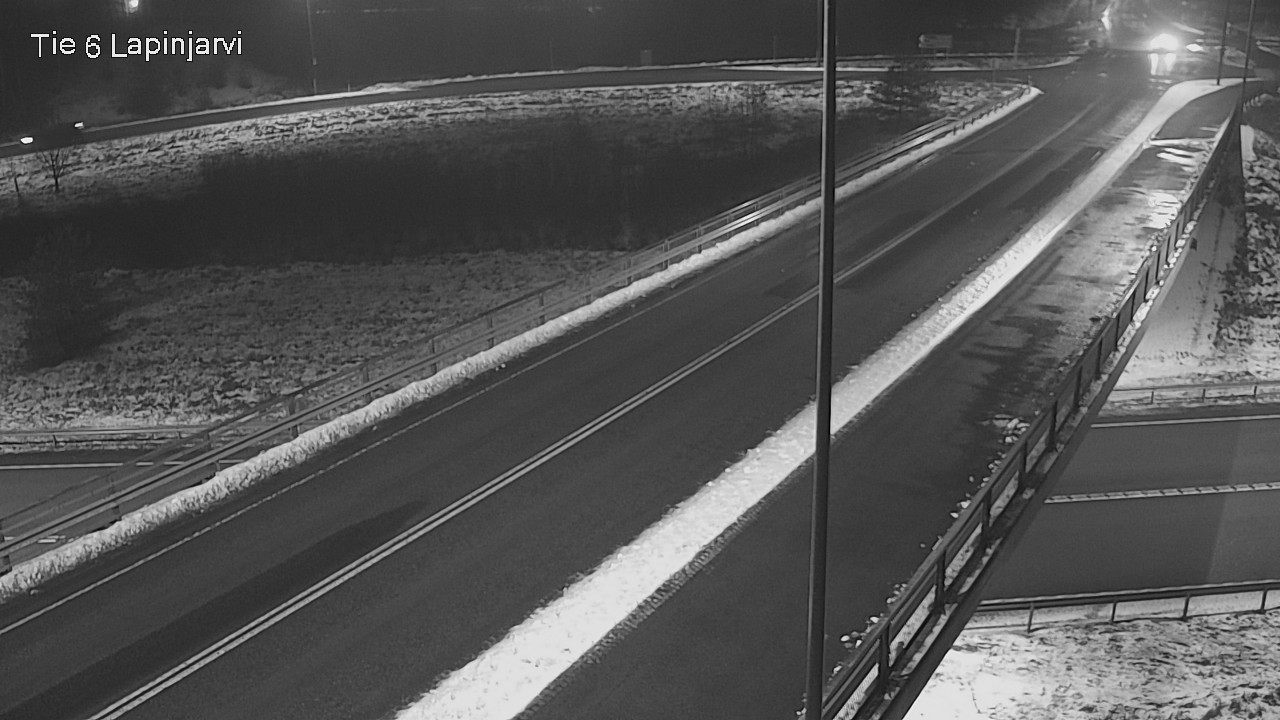 Weather Camera Image Väg 6 Lappträsk, Lapinjärvi, Uusimaa