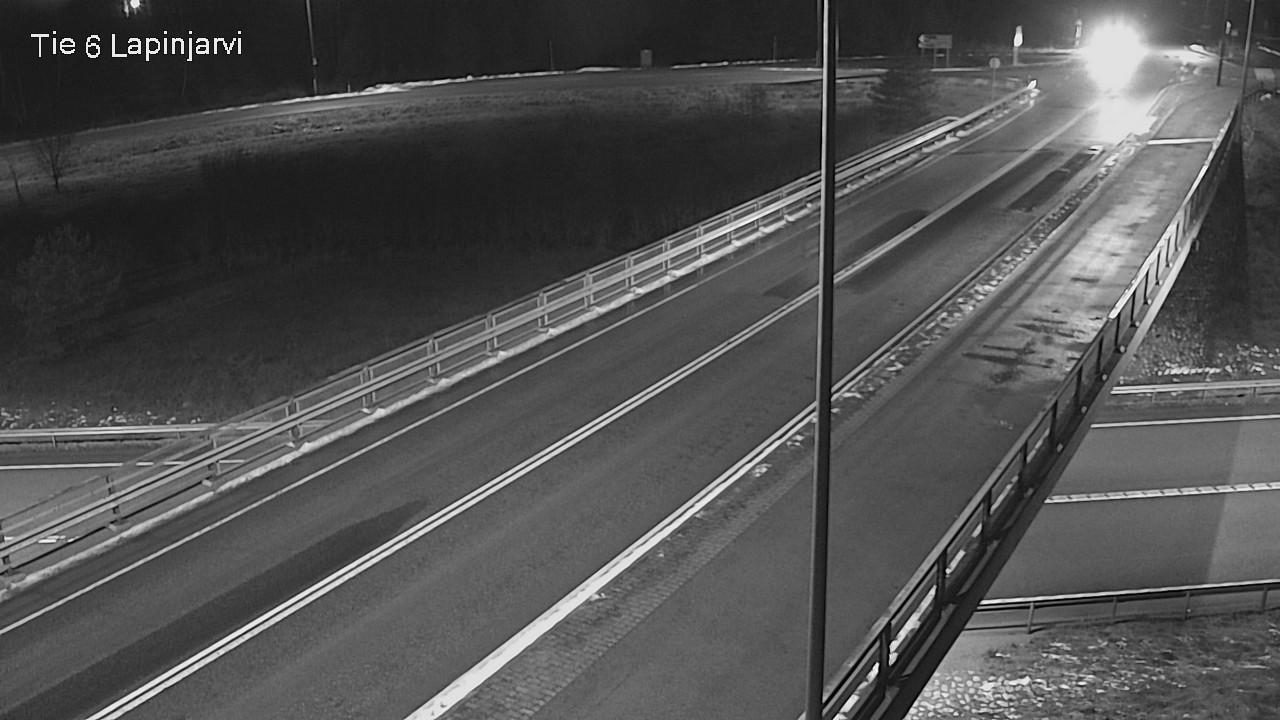 Weather Camera Image Väg 6 Lappträsk, Lapinjärvi, Uusimaa