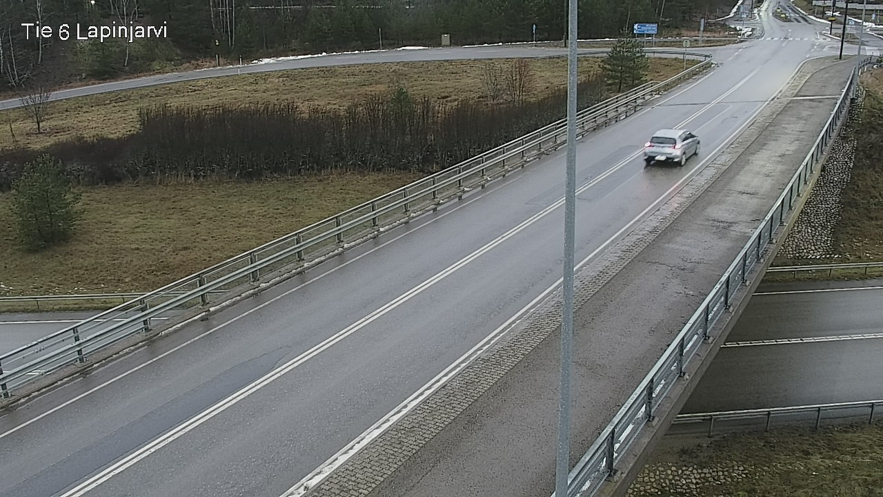 Weather Camera Image Väg 6 Lappträsk, Lapinjärvi, Uusimaa