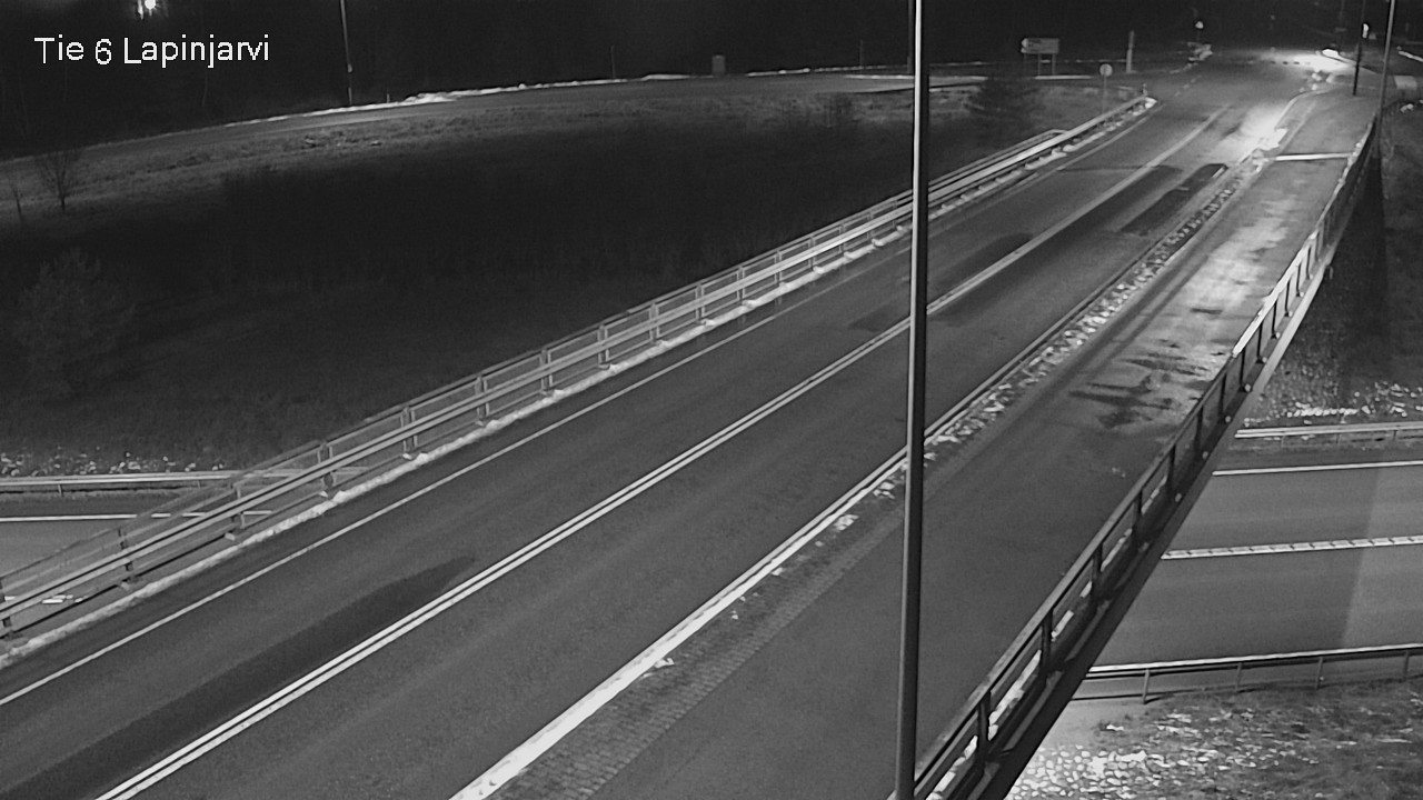 Weather Camera Image Väg 6 Lappträsk, Lapinjärvi, Uusimaa