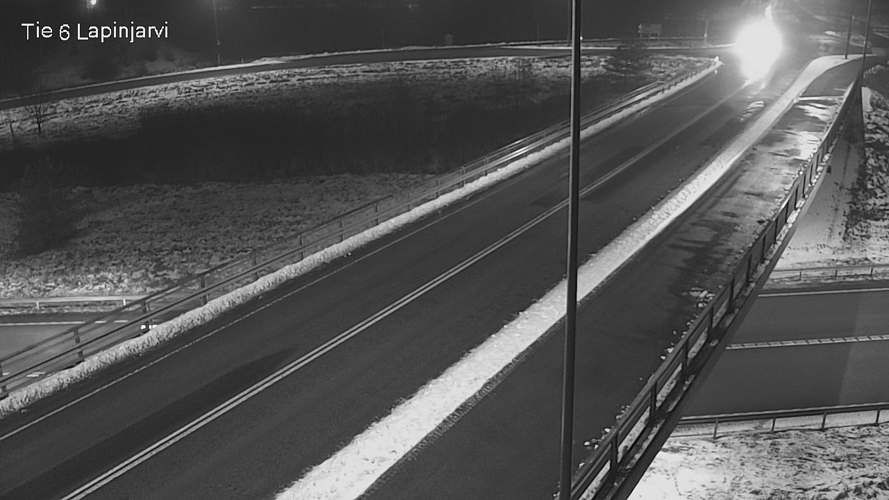 Weather Camera Image Väg 6 Lappträsk, Lapinjärvi, Uusimaa