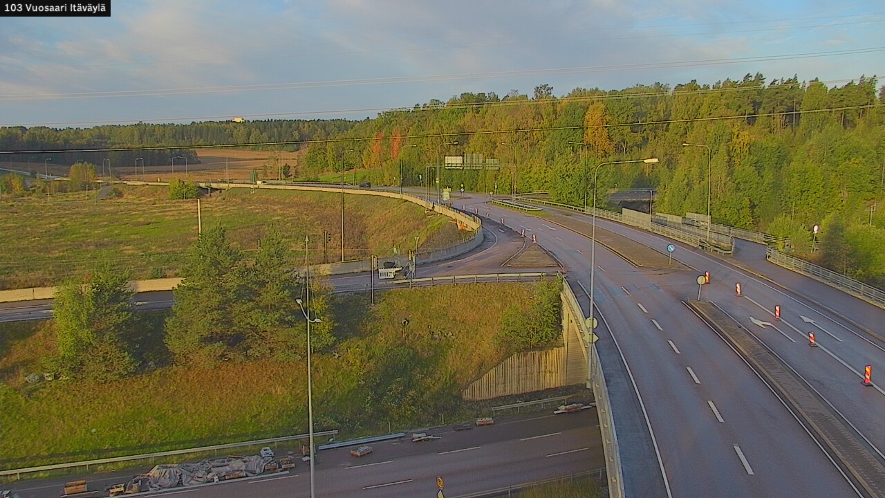 Weather Camera Image Road 170 Helsinki Vuosaari, Itäväylä, Helsinki, Uusimaa