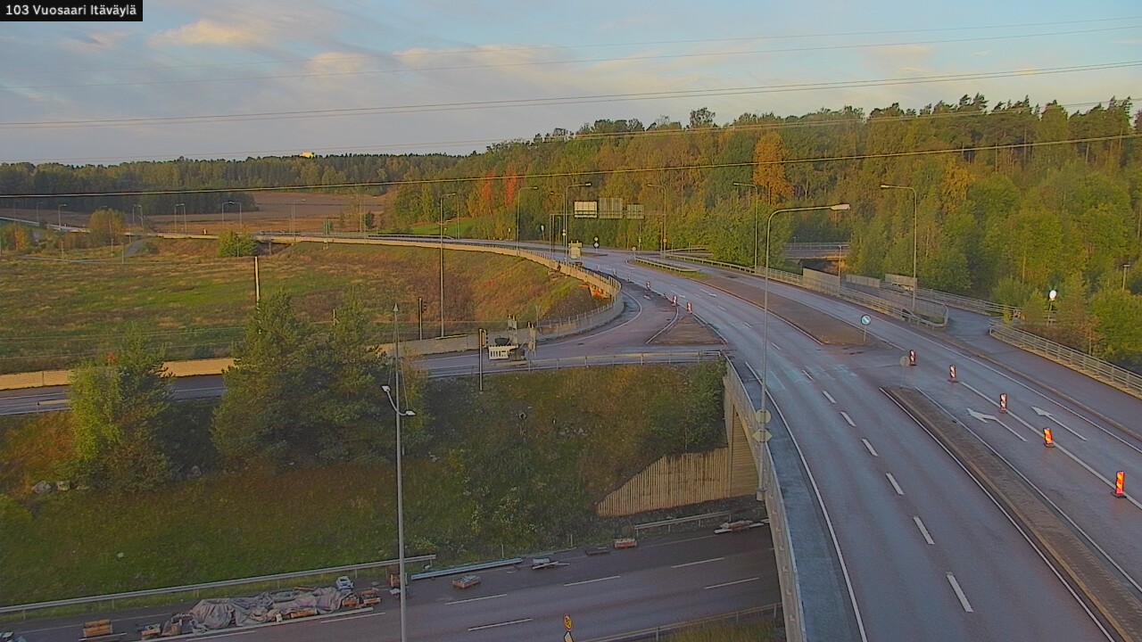 Weather Camera Image Road 170 Helsinki Vuosaari, Itäväylä, Helsinki, Uusimaa
