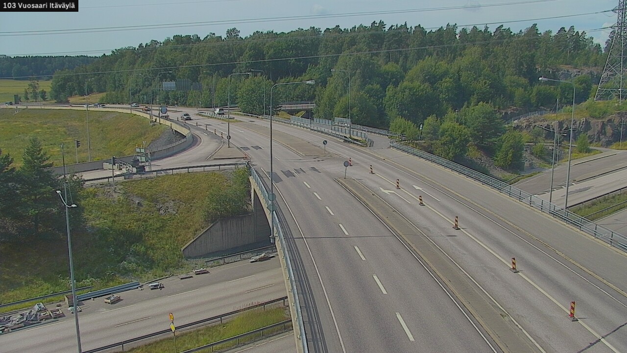 Weather Camera Image Road 170 Helsinki Vuosaari, Itäväylä, Helsinki, Uusimaa