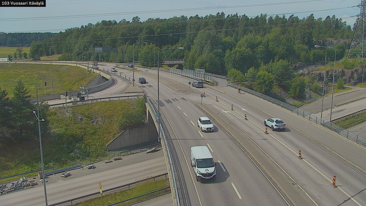 Weather Camera Image Road 170 Helsinki Vuosaari, Itäväylä, Helsinki, Uusimaa