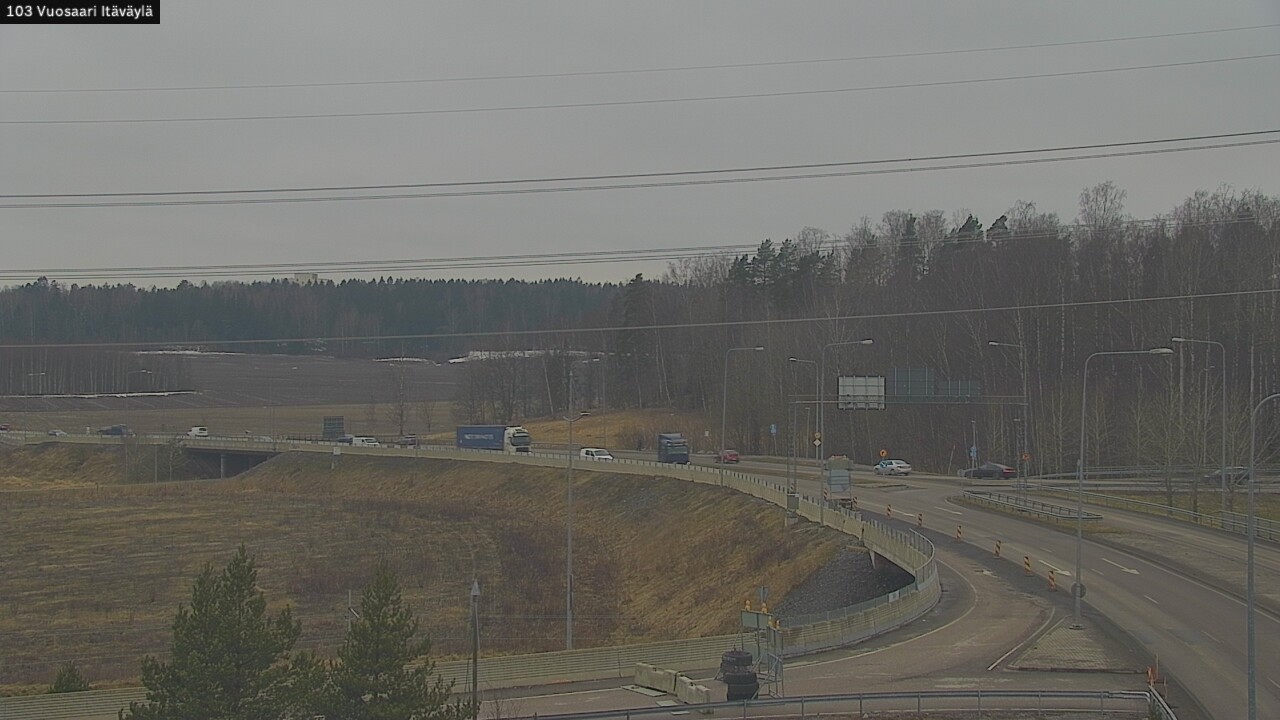 Weather Camera Image Väg 170 Helsingfors Nordsjö, Österleden, Helsinki, Uusimaa