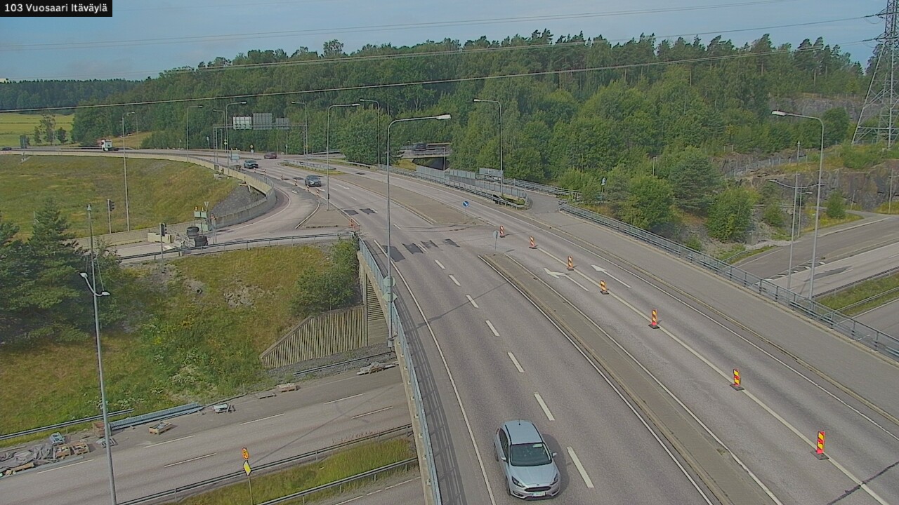 Weather Camera Image Road 170 Helsinki Vuosaari, Itäväylä, Helsinki, Uusimaa
