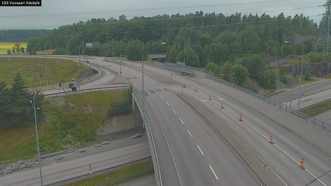 Weather Camera Image Road 170 Helsinki Vuosaari, Itäväylä, Helsinki, Uusimaa