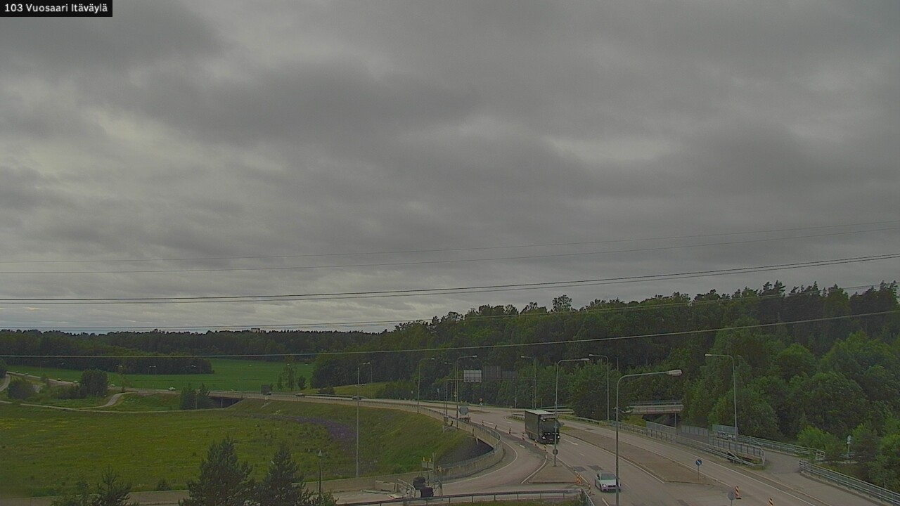 Weather Camera Image Road 170 Helsinki Vuosaari, Itäväylä, Helsinki, Uusimaa