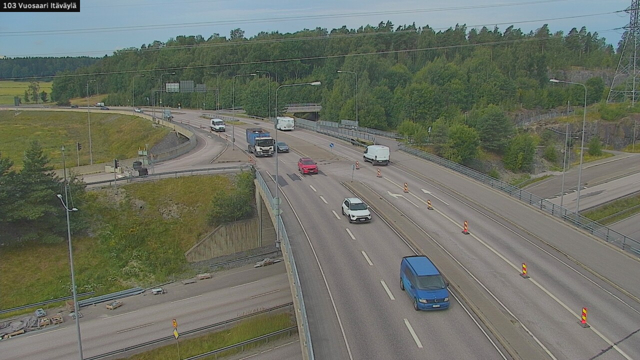 Weather Camera Image Road 170 Helsinki Vuosaari, Itäväylä, Helsinki, Uusimaa
